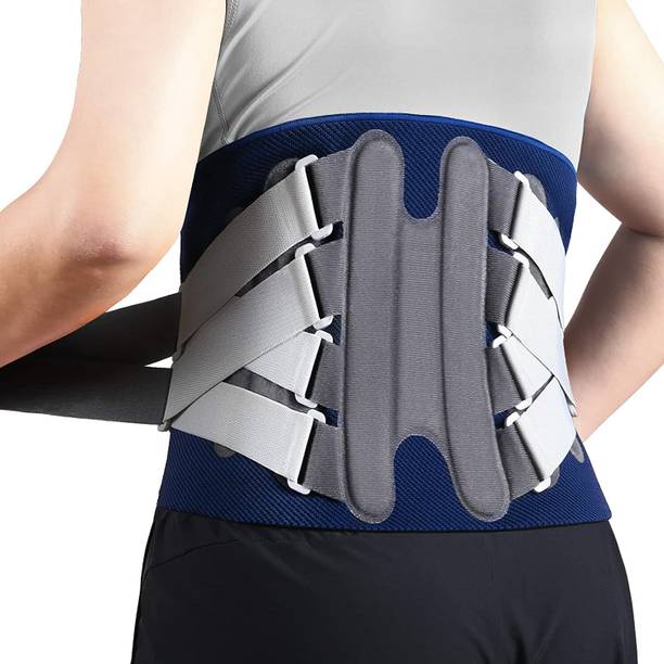 Z-REHAB Lower Back Belt For Belly, Back Pain Relief Lumbar Support (Grey) Back / Lumbar Support