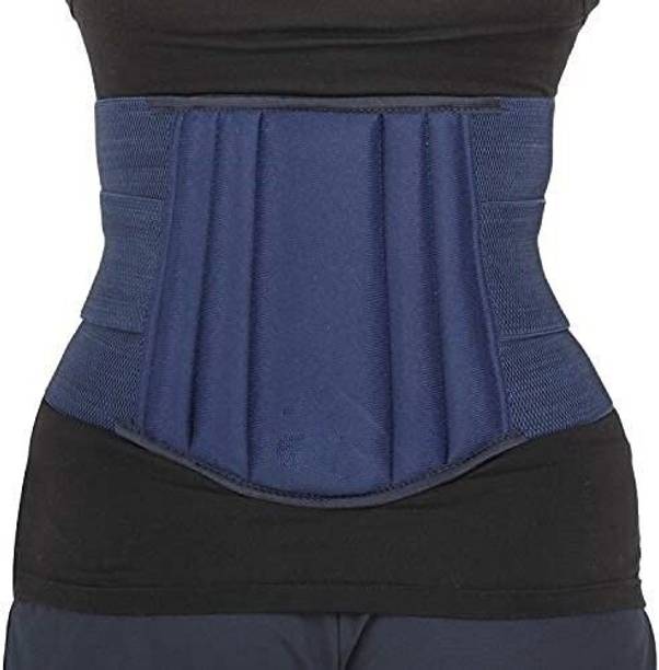 Mulkraaja MSSLumber Sacral Support Belt back pain relief for Men & Women, Grey Support55 Back / Lumbar Support