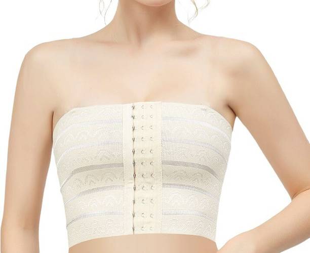Shihen Women Breast Support Band No-Swing Adjustable Belt Alternative Knee Support
