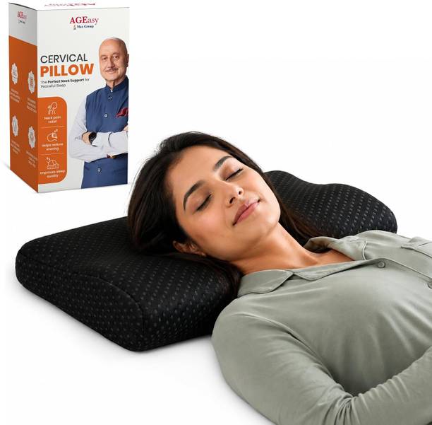 AGEasy (Max Group) Memory Foam Cervical Pillow, Orthopedic Neck Support Cervical Pillow