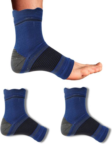 ecosync Bamboo Cotton Ankle Pain Relief Socks for Men & Women, Compression Socks Ankle Support