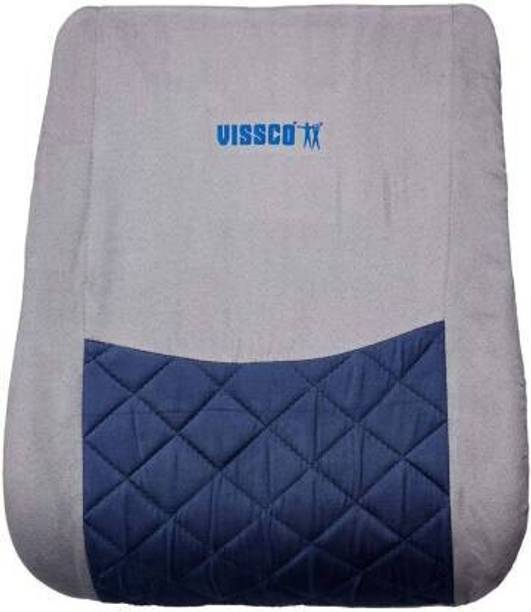VISSCO Orthopaedic Back Rest for Postural Back pain, Long sitting on chair, Car driving Back / Lumbar Support