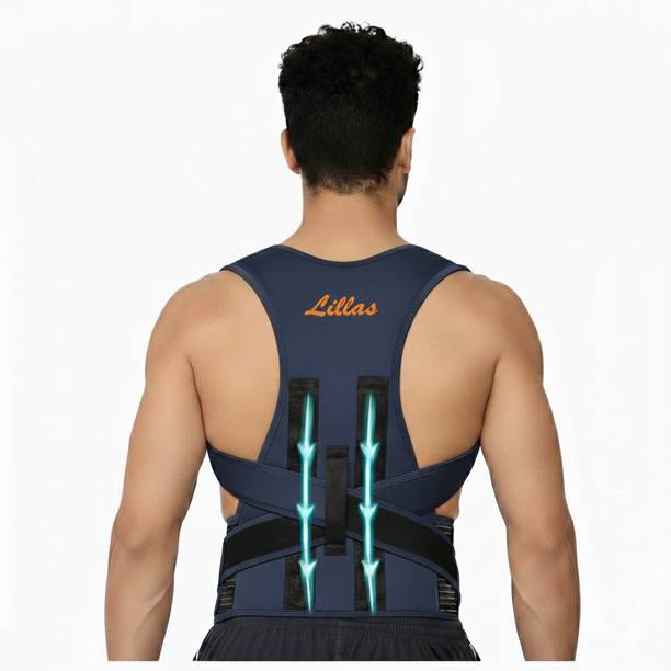 Lillas Back & Shoulder Posture Corrector Belt Comfortable Adjustable Unisex Posture Corrector