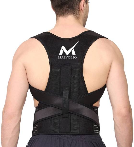 MALVOLIO Posture Corrector Belt for Women & Men to Reduce Lower & Upper Back Pain Relief Posture Corrector