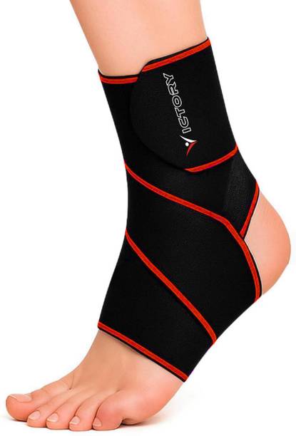 VICTORY Adjustable Compression Ankle Pain Relief for Recovery & Workout Ankle Support