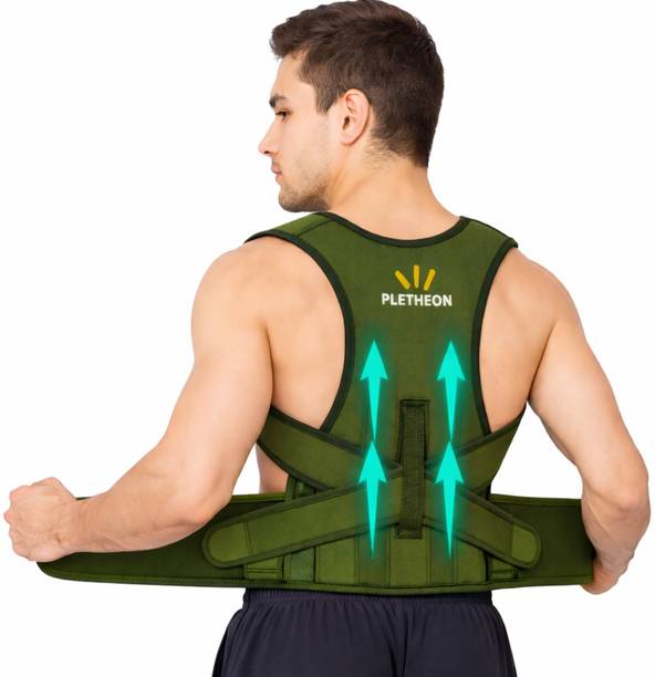 PLETHEON Posture Corrector Belt For Men And Women For Back Pain Belt Posture Corrector
