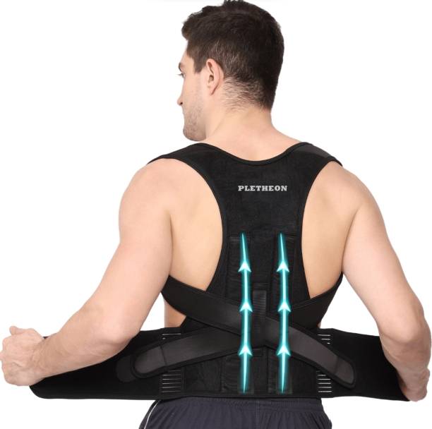 PLETHEON Posture corrector belt for men and women for back pain Posture Corrector