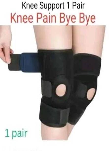 Lofstar Original Adjustable knee cap open patella Knee Support (Black) Knee Support