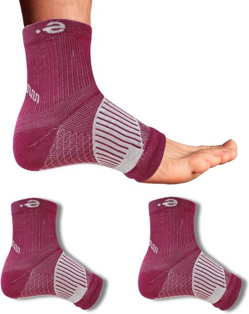 ecosync Bamboo Cotton Ankle Pain Relief Socks for Men & Women, Compression Socks Ankle Support