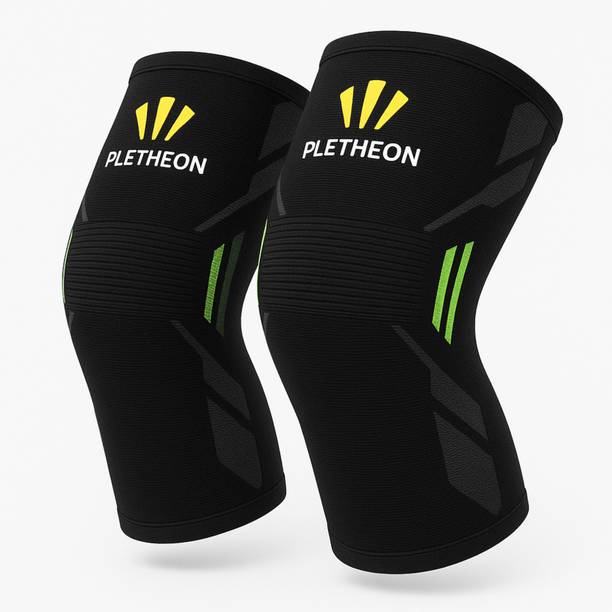 PLETHEON Compression Knee Support for Pain Relief, Sports, Gym & Injury Recovery Knee Support