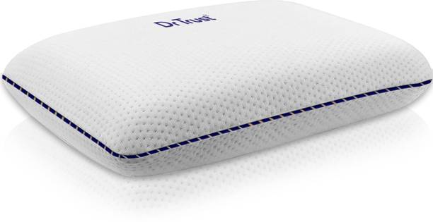 डॉ ट्रस्ट USA Large memory foam Soft Orthopaedic Fabric Cover 349 Neck सर्विकल पिलो