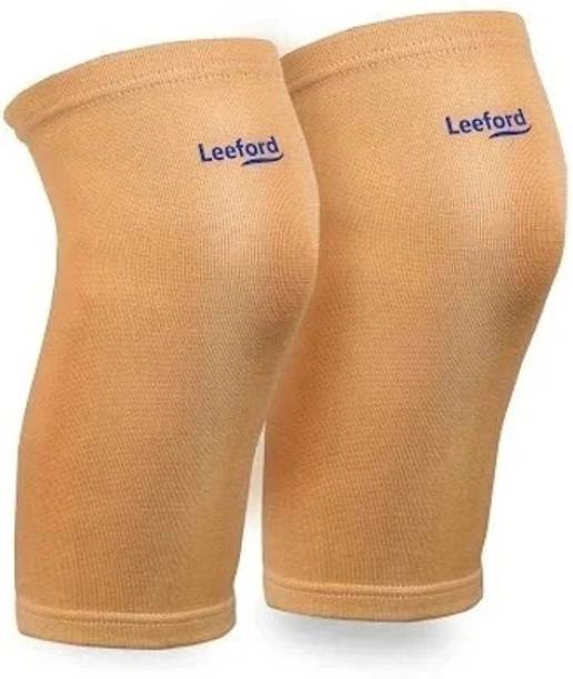 Leeford Knee Cap with Cotton knit lining inside |Extra skin comfort |Set of 1- XL Size for Knee Support