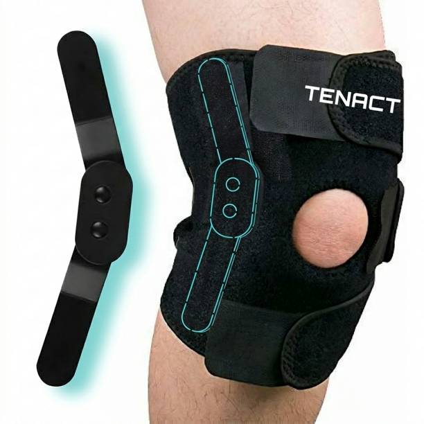 TENACT Breathable Hinged Knee Support Brace with Adjustable Straps for Everyday Wear Knee Support
