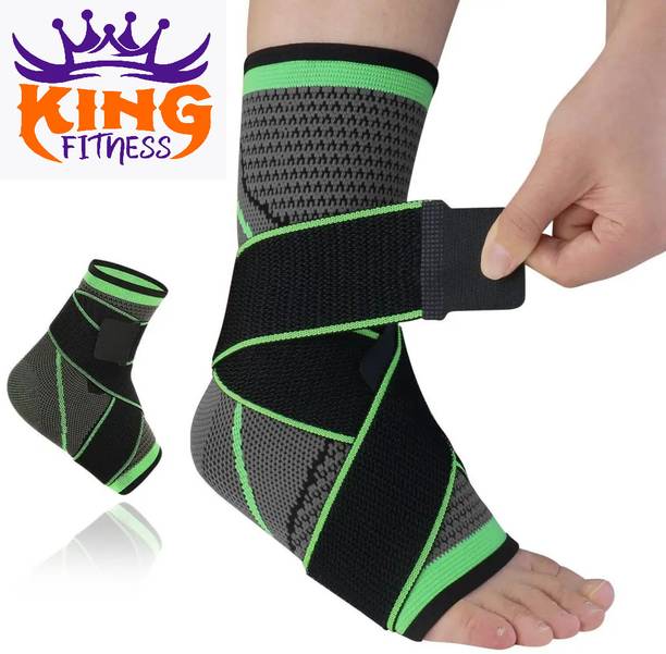KING FITZ ANKLE BINDER (1 PIECE) 3D KNITTED FOR MEN & WOMEN PAIN RELIEVER & SUPPORTER Ankle Support
