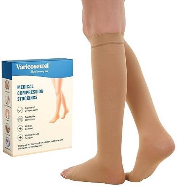 Varicosewel Advanced Microfibre Medical Compression Stockings Class 2(23-32 mmHg) Knee Support