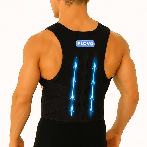 PLOVO Premium Posture Corrector for Men – Back Brace for Pain Relief & Support Posture Corrector