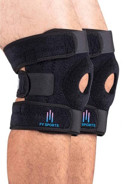 FY Sports Adjustable Knee Support Cap Brace for Knee Pain Women & Men-2 Pack for Knee Pain Knee Support