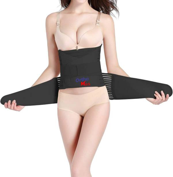 OrthoMark After Delivery Fat Reducing Belly Binder Pregnancy Belt for Women S (28-34)Inch