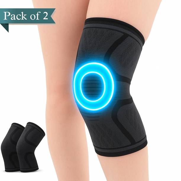 AZORIX Knee cap for Men & Women Sports Running Gym Knee Pain Relief 3D Knit Technology Knee Support