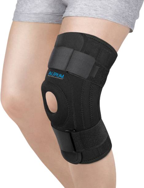 Aurum Hinged Knee Orthopaedic Cap Wrap For Joint Pain Relief, Unisex 1Unit, Adjustable Knee Support
