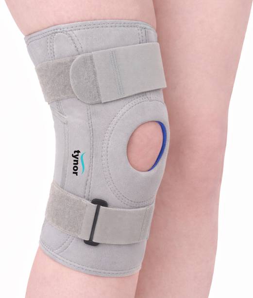 TYNOR Knee Support Hinged (Neoprene), Grey, Medium, 1 Unit Knee Support