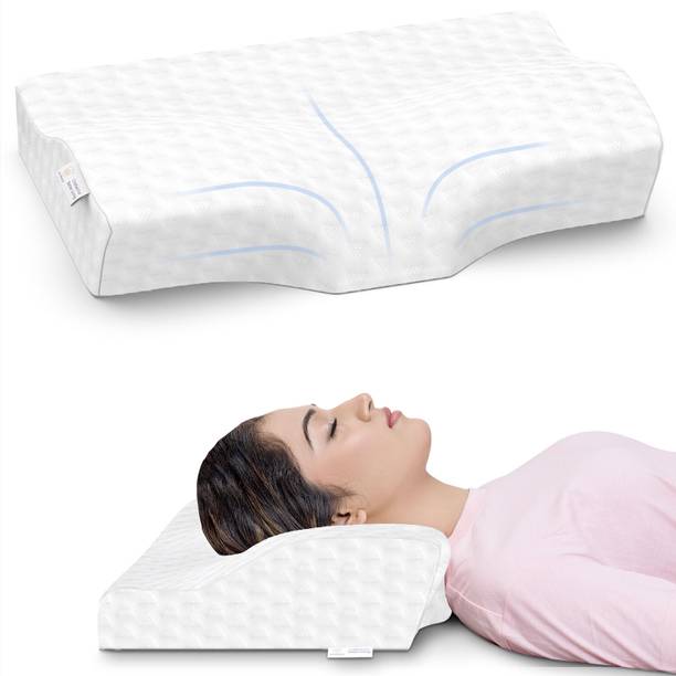 MY ARMOR Orthopedic Memory Foam Cervical Pillow for Neck & Shoulder Pain with Outer Cover Cervical Pillow