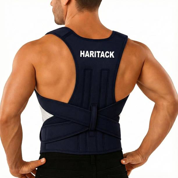 HARITACK Premium Magnetic Posture Corrector Back Brace Spine Support Belt Men Women Black Posture Corrector
