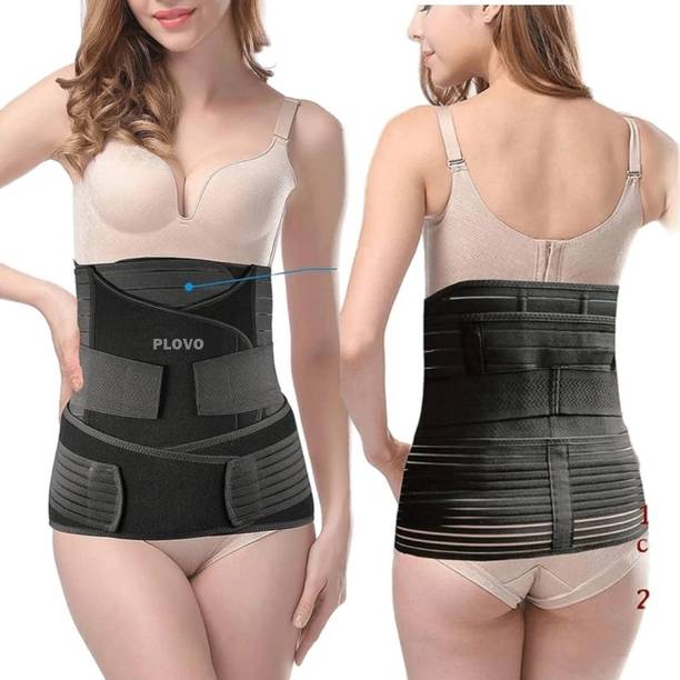 PLETHEON Postpartum Waist Trainer Recovery Support Belt Post Maternity Belt for Pregnancy Abdominal Belt