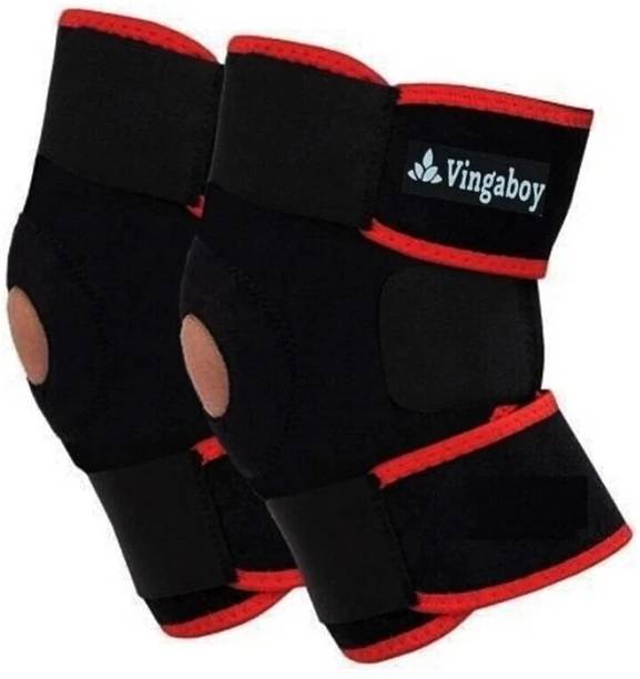Vingaboy Magnetic Therapy Knee Hot Belt Self Heating Knee pad Knee Support Belt.(1 PAIR) Knee Support