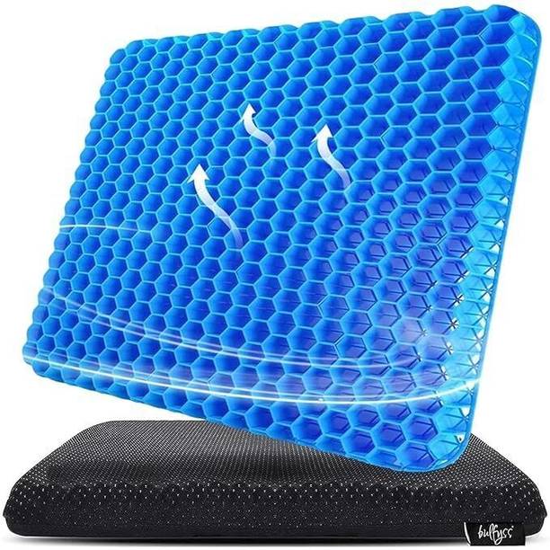 DN BROTHERS Sciatica Pain Back Pain Cushion Chair Pad with Non-Slip Cover(SQUARE SHAPE)D132 Cervical Pillow