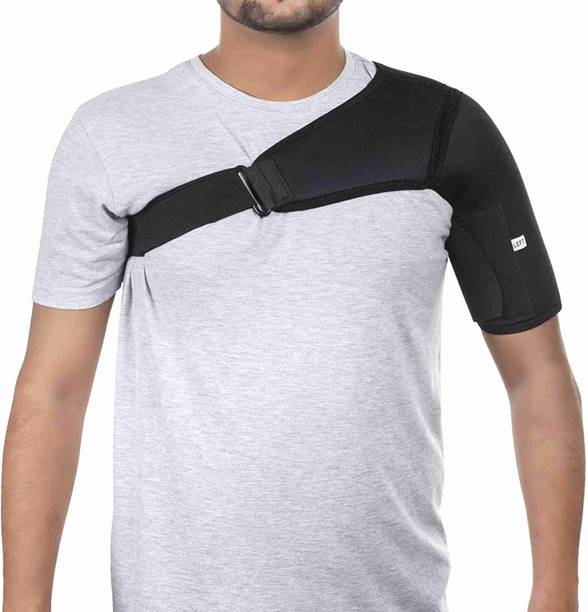 TDM FITNESS Shoulder Support Strap Pain Injury Arthritis Gym Brace Belt Left Hand Shoulder Support