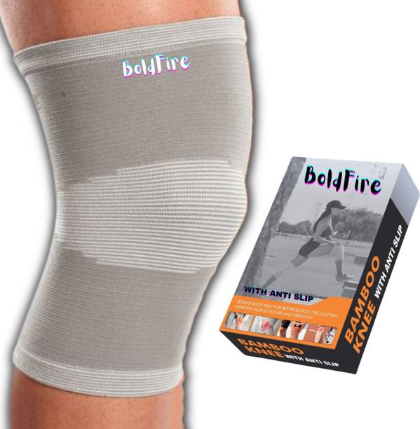 BoldFire Knee Bamboo Support for knee Joint Pain for Men women (1 pcs) Knee Support