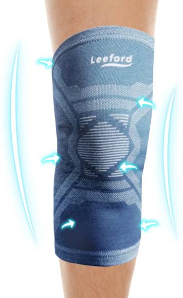 Leeford Premium Knee Cap | 4-Way Stretch, Warmth, & Stability | Prevents Injury Knee Support
