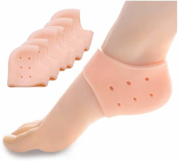 indiado Silicone Moisturizing Gel Heel Socks Protector For Heel Anti-Crack Set Ankle Support