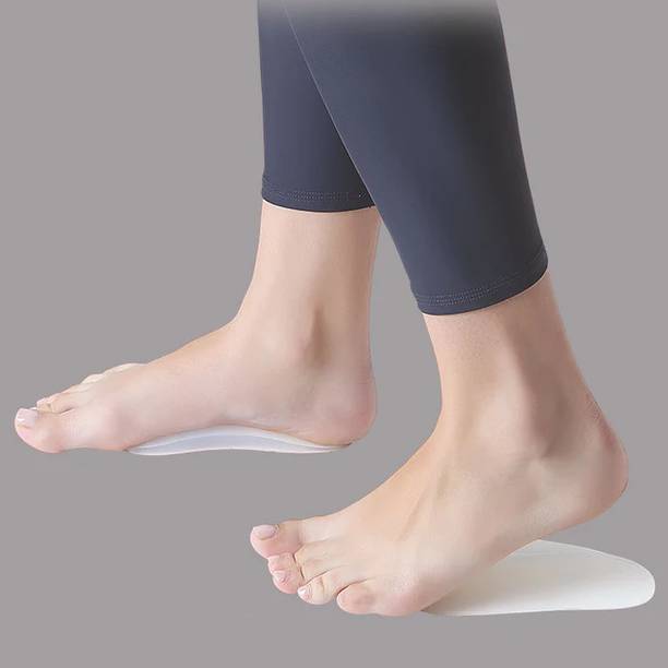 FLAMINGO Medial Arch Support - Silicone Comfort for Flatfoot-Shoe Insole Compatible Foot Support
