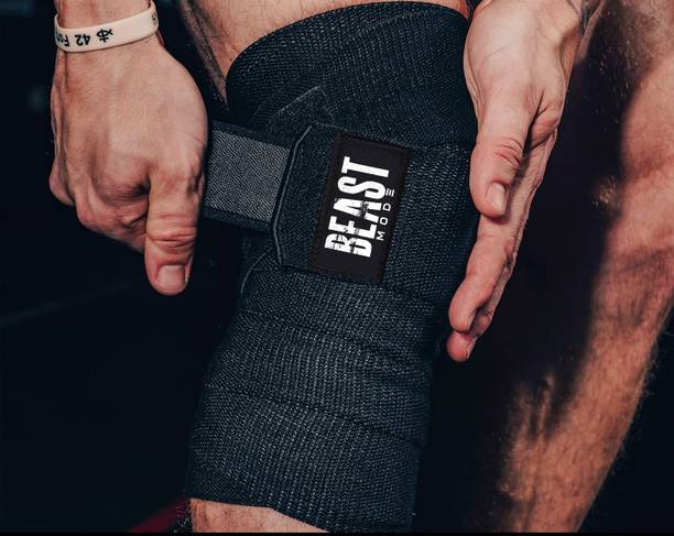 STEIGEN FITNESS Knee Wrap Knee Support Length 2 Meters (78 inches) Knee Support