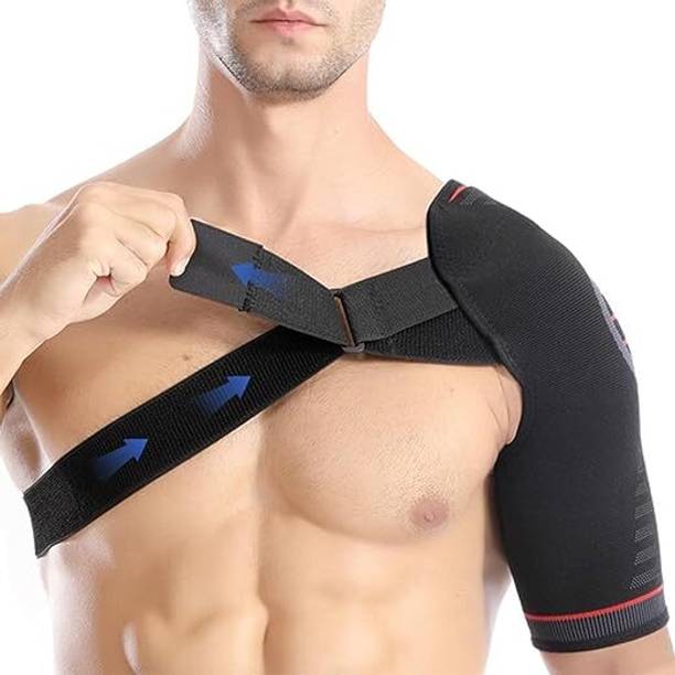 SERPLEX Shoulder Brace Support for Men and Women Adjustable Compression Relief Wrap Shoulder Support