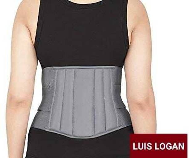 LUIS LOGAN L.S Belt Lower Back Brace Support Fracture Injuries for Men and Women (GREY S) Back / Lumbar Support