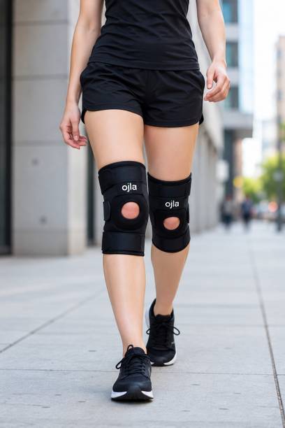 ojlaa Adjustable Knee Support Brace with Open Patella for Sports Knee Support
