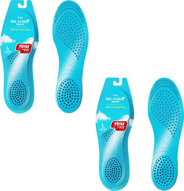 फ्राइडो Gel Cloud Ultra Comfortable Trimmable Insole, Small 5-8 UK, Pack of 2 Pair हील सपोर्ट