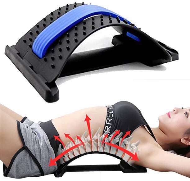AT Mark Magic Back Support Multi-level Back Stretching Device ( 3 Level) Multicolor Back / Lumbar Support