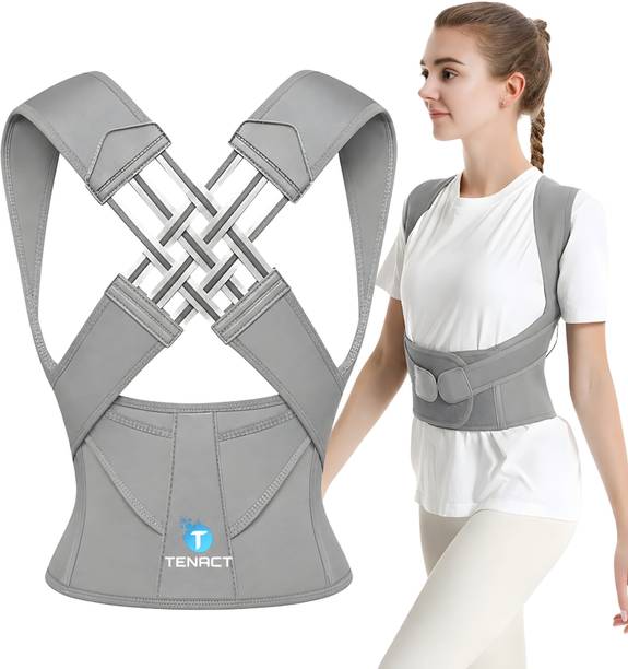 TENACT discreet posture corrector belt back straightener brace upper spine alignment Posture Corrector