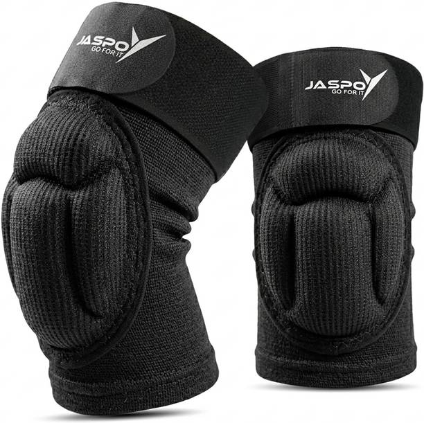 Jaspo Roll-Safe Knee Caps for Gym&Sports | Shock Absorbent, Breathable & Ergonomic Fit Knee Support