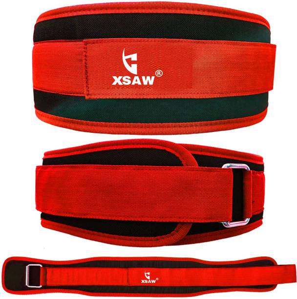 XSAW Weightlifting Back Support Pro Steel Buckle Adjustable Belt for Men & Women Back / Lumbar Support