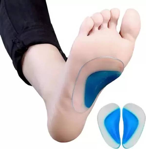 VVG TRADERS Arch Support Insoles Fits for Flat Feet Correction Gel Arch Foot Care Support Heel Support