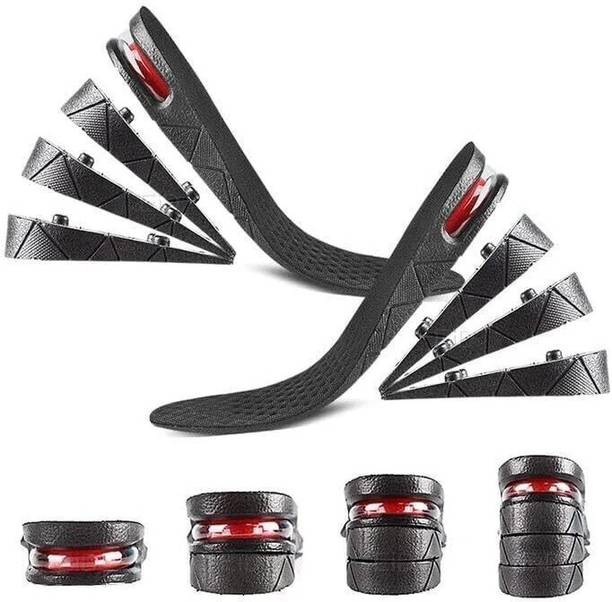 KITCHENBIZ 4 Layers 9 cm (3.5 Inch) Height Increasing Shoes Insoles - For Men And Women Heel Support