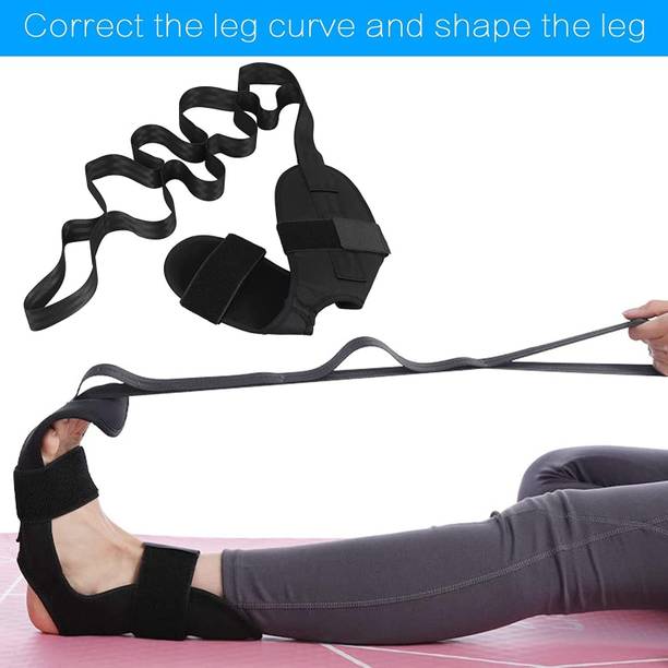 iamalot Leg and Foot Stretcher Yoga Stretching Strap with Loops suitable for Stretching Foot Support