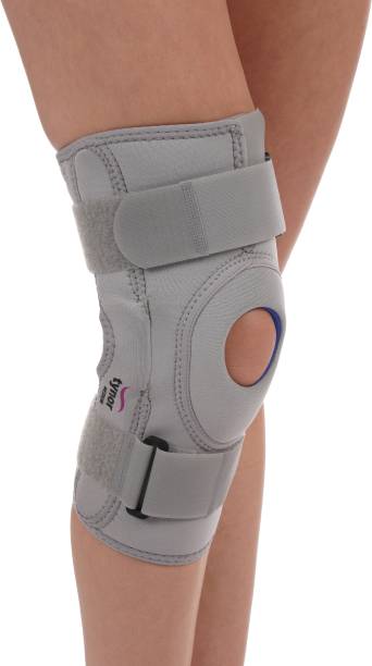 TYNOR Knee Support Hinged (Neoprene), Grey, Large, 1 Unit Knee Support