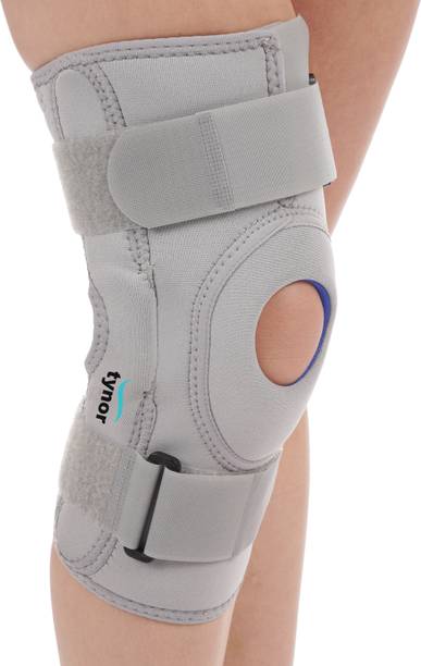 TYNOR Knee Support Hinged (Neoprene), Grey, XL, 1 Unit Knee Support