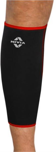 NIVIA Orthopedic Calf Support (Red/Black) Size - Small Knee Support